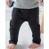 Pantalón bebé promocional para niños en viscosa. algodón orgánico 200 g/m2 Negro detalle 3