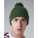 Gorro para el frío con pompón Verde militar vintage detalle 3