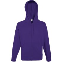 Sudadera ligera con capucha lila