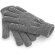 Guantes especiales para pantallas táctiles Gris brezo