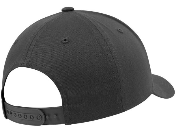 Merchandising corporativo. Gorra snapback curvada estilo clásico Carbon detalle 2