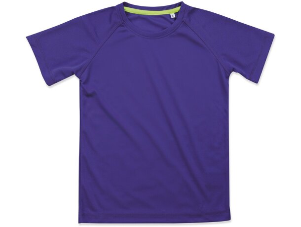 Camiseta técnica para niños Stedman azul royal