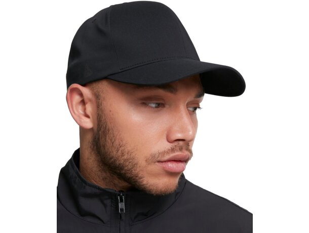 Gorra flexfit delta personalizada para publicidad Negro detalle 1