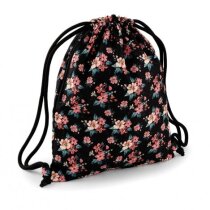 Mochila saco con cuerdas con estampado Mochila saco con cuerdas con estampado