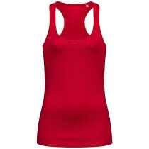 Camiseta atleta de mujer tejido técnico 135 gr personalizada roja Camiseta atleta de mujer tejido técnico 135 gr personalizada roja