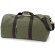 Bolsa de viaje de algodón con correas retro Verde militar vintage