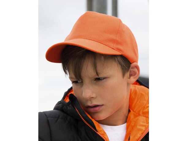 Gorra junior modelo boston printers cap naranja