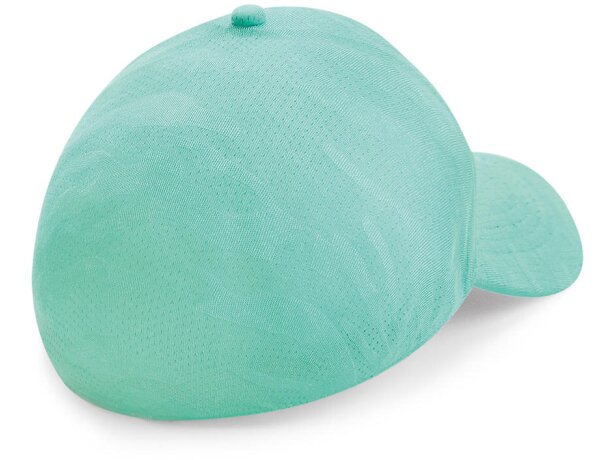 Gorra Seamless Performance Menta brezo detalle 3