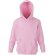 Sudadera lisa con capucha tallas de niño personalizada rosa claro