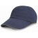 Gorra de algodón grueso con detalles de color azul marino