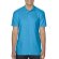 Softstyle® Adult Double Pique Polo personalizado azul