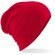 Gorro de algodón Slouch Beanie Rojo clasico