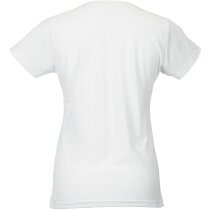 Camiseta de mujer algodón liso 135 gr blanca