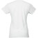 Camiseta de mujer algodón liso 135 gr blanca