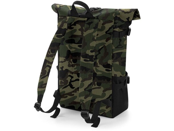 Mochila con correas del hombro ajustables. Camuflaje jungla/negro detalle 3