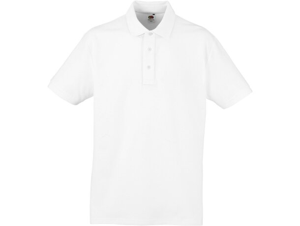 Polo manga corta unisex 100% algodón 240 gr economico blanco Polo manga corta unisex 100% algodón 240 gr economico blanco