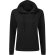 Sudadera Capucha mujer Gris marl/negro