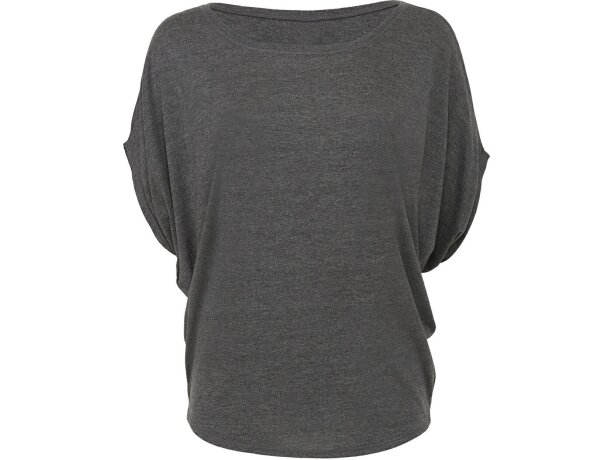 Camiseta ligera mangas Dolman de mujer gris oscuro Camiseta ligera mangas Dolman de mujer gris oscuro