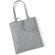 Bolsa de algodón con asas 140 gr Gris puro
