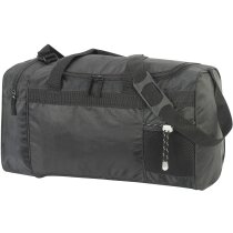 Bolsa de deporte o viajes de poliéster primera calidad personalizada negra Bolsa de deporte o viajes de poliéster primera calidad personalizada negra
