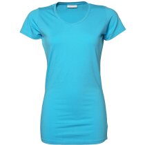 Camiseta extra larga de mujer blanca