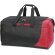 Sports Kit Bag personalizada negro y rojo