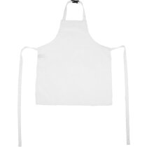 delantal de niño con peto de tejido mixto personalizado blanco delantal de niño con peto de tejido mixto personalizado blanco
