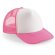 Gorra  modelo vintage especial para sublimación Rosa fluorescente/blanco