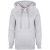 Sudadera de mujer con capucha personalizada gris