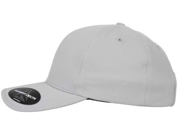 Gorra flexfit delta personalizada para publicidad Plata detalle 8