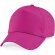 Gorra básica de algodón unisex personalizada fucsia