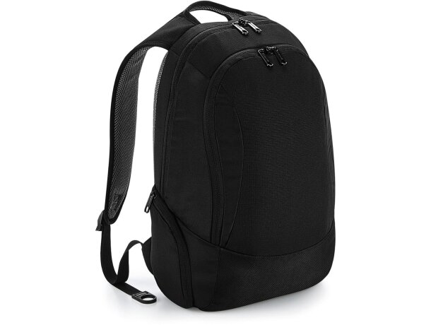 Mochila para portátil 100% poliester Negro detalle 6