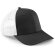 Gorra trucker con rejilla Negro/blanco