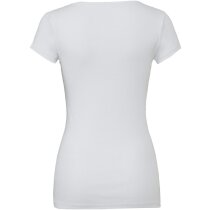Camiseta Moderna mujer 135gr blanca Camiseta Moderna mujer 135gr blanca