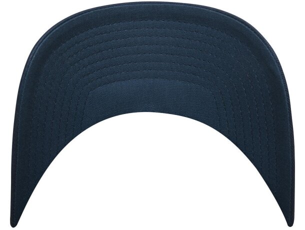 Gorra Flexfit algodón orgánico Marino detalle 3