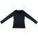 Camiseta manga larga de mujer de algodón 155 gr personalizada negra