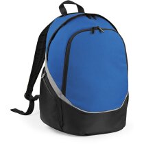 Mochila deportiva colores combinados azul royal personalizado