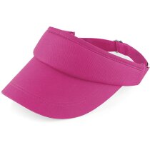 Visera para deportistas en poliester algodón personalizada blanca