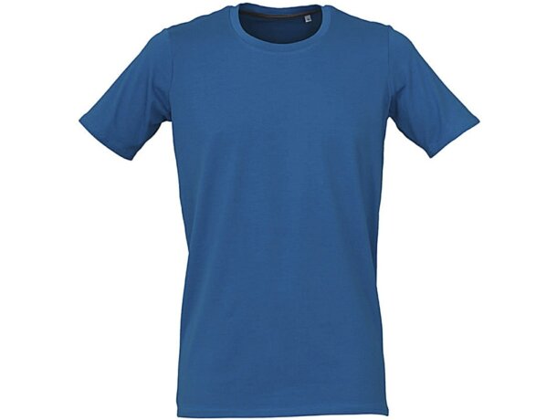 Camiseta de hombre alta calidad 170 gr grabada azul royal