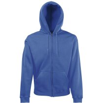 Sudadera Unisex Con Capucha Y Cremallera Entera Azul Royal