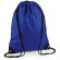 Bolsa mochila con cuerdas de poliéster impermeable Azul royal brillante