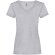 Camiseta cuello en V Valueweight de mujer Gris brezo