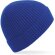 Gorros invierno dobladillo unisex poliéster canalé Azul royal brillante