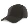 Gorra especial en soft shell de 6 Paneles grabada negra