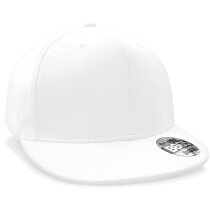 Gorra de estilo rapero en colores merchandising blanca