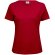 Camiseta de mujer 200 gr algodón liso Rojo