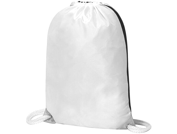 Mochila de cuerdas Stafford bicolor poliéster 210D deportiva Rojo/negro detalle 1