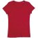 Camiseta cuello en V ligera 135 gr roja