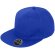 Gorra con visera plana de diseño personalizada azul