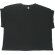 Camiseta de mujer corta personalizada negra